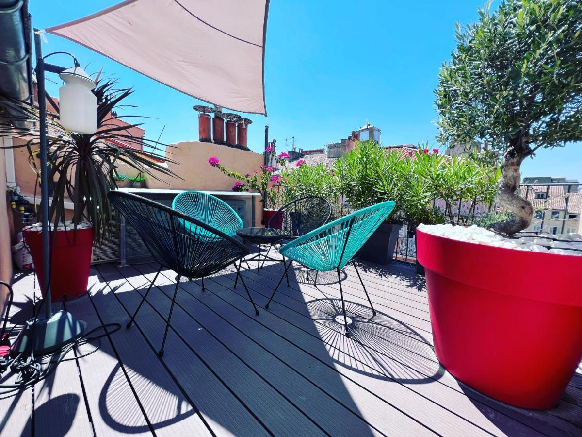 Duplex Avec Terrasse - Hyper-Centre De Toulonアパートメント エクステリア 写真